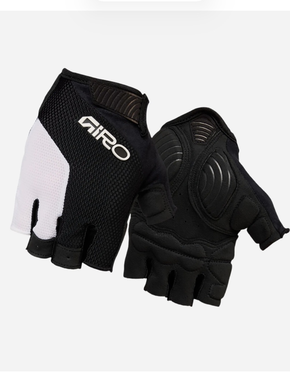 Giro Short Finger Cycling Gloves in Black & White - worn once.